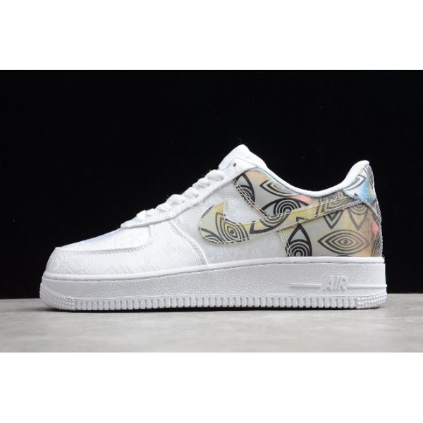 Nike Air Force 1 Low Silk Beyaz Renkli Kaykay Ayakkabı Türkiye - RPNC01XZ